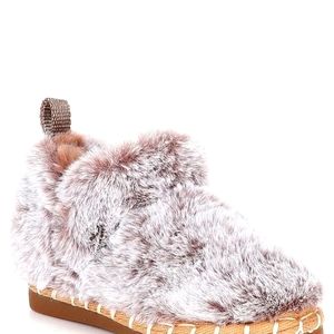 Copper Key Girls' Coziee Faux Fur Slip-On Slippers (Infant)